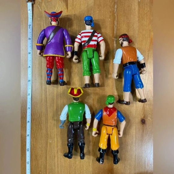 Imperial Toys - 1990 - Pirates of the High Seas - Rare - 5 Figures 🏴☠️ Vintage - Picture 9 of 13